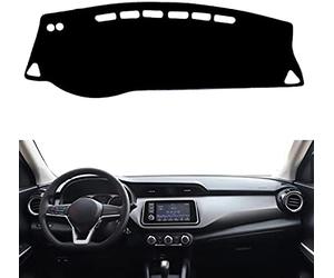 LMMPP Cubierta Antideslizante para salpicadero de Coche Alfombrilla para Tablero Apto para Nissan Kicks 2016-2021 Cubierta Tablero Instrumentos