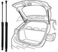 LMMPP Varilla de Soporte del Maletero del portón Trasero del Coche para Fiat para Stilo 192 Hatchback 2001-2010(OEM:46784994)-44cm Varilla de Soporte de Resorte de Gas Amortiguador