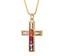 LMMSHA Accessories Crucifix For Women, Women's Pendant Collar Our Lady Choker Cross Necklace with Jesus