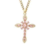 LMMSHA Accessories Crucifix For Women, Women's Pendant Collar Our Lady Choker Cross Necklace with Jesus