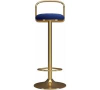 LMMSHA Bar Chair Counter Stools Height Adjustable Stool Swivel(Blue,A)