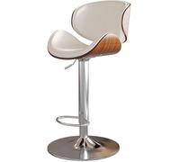 LMMSHA Bar Stools Adjustable Swivel Leather for Kitchen Island 60 80cm Mid Century Counter Height Chairs Bar-stools with(J)