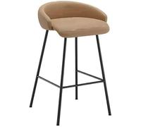 LMMSHA Bar Stools Island Chair High Stool Scandinavian Household Chairs(Beige)
