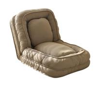 LMMSHA Bean Bag Chair,Multi-Function Folding Tufted Soft Leathaire Filler Couch Bed Adjustable Backrest,Lounge Chair with 2 Pillows for Bedroom Living Room Apartment Office,C