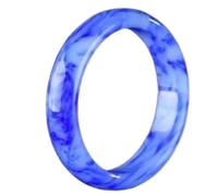 LMMSHA Beautiful Jade Bracelet, Natural Hetian Jade Floating Flower Bangle Jade Bracelet, Blue and White Auspicious Female Jade Bracelet, Gift Diameter 54mm