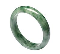 LMMSHA Bracelets,Jade Bangle Bracelet for Women, Genuine Dark Green Jadeite Bangle Jewelry(52mm)
