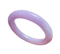 LMMSHA Bracelets,Lavender Jade Bangle Bracelet for Women, Genuine Purple Jadeite Bangle(62mm)