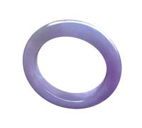 LMMSHA Bracelets, Purple Jade Bangle Bracelet for Women Genuine Chinese Jadeite Bangle Jewelry(54mm)