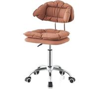 LMMSHA Breakfast Chairs Bar Chair Swivel High Home Backrest Cashier Can Lift Light Luxury Stool Kitchen(E)