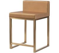 LMMSHA Breakfast Chairs Front Desk Chair, Counter, Stainless Steel Bar, Light Luxury, Xinzhong Stool Kitchen(X)