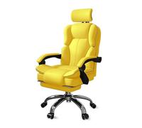 LMMSHA Computer Reclining Liftable Swivel Leisure Chair with Headrest, Armrest and Footrest Gaming Office Chair,F