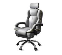 LMMSHA Computer Reclining Liftable Swivel Leisure Chair with Headrest, Armrest and Footrest Gaming Office Chair,C
