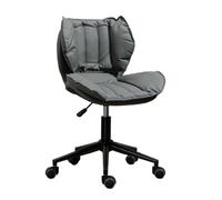 LMMSHA Computer Student backrest Study Writing Manicure Compact Chair Suitable for Home, Office, Makeup, Bedroom,E