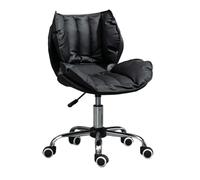 LMMSHA Computer Student backrest Study Writing Manicure Compact Chair Suitable for Home, Office, Makeup, Bedroom,I