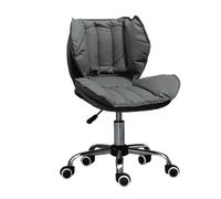 LMMSHA Computer Student backrest Study Writing Manicure Compact Chair Suitable for Home, Office, Makeup, Bedroom,G