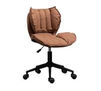LMMSHA Computer Student backrest Study Writing Manicure Compact Chair Suitable for Home, Office, Makeup, Bedroom,A