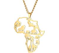 LMMSHA Cute Giraffe Charm Necklace - Sterling Silver for Women and Girls