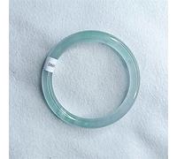 LMMSHA Emerald Bracelet Floating Flower Blue Bracelet Small Girl Bracelet Small Thin Round Bar (Size : 5960)