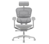 LMMSHA Ergonomic Big and Tall Office Chair - with 3-Zone Dynamic Lumbar Support, Headrest, 3D Adjustable Armrests, Swivel Computer Chair,A