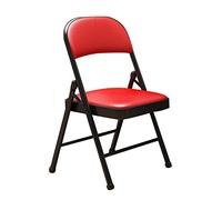 LMMSHA Folding Metal Chair Padded Comfortable Foldable Chairs Desk, Office, Dressing Table, Extra Seat. Easy Fold Storage For Any Room,L