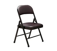 LMMSHA Folding Metal Chair Padded Comfortable Foldable Chairs Desk, Office, Dressing Table, Extra Seat. Easy Fold Storage For Any Room,Z