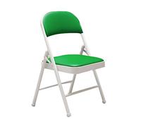 LMMSHA Folding Metal Chair Padded Comfortable Foldable Chairs Desk, Office, Dressing Table, Extra Seat. Easy Fold Storage For Any Room,G
