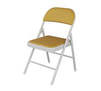 LMMSHA Furniture Padded Desk Camping Folding Back Rest Chair with Metal Frame, Used for Home Office Chairs Dining Chairs,Q