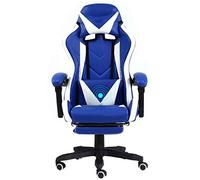 LMMSHA Gaming Chairs Swivel Video Game Elevating Footrest Armchair Ergonomics Computer Chair Racing Style with Headrest and Lumbar Suppo