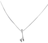 LMMSHA Giraffe Charm Necklace for Girls - Sterling Silver Cute Animal Pendant