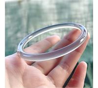 LMMSHA Hand Carved Thin Round Bracelet Fashion Jewelry Female Agate Bracelet (Gem Color : 6062)