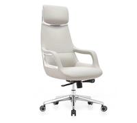 LMMSHA High Back 3-Position Adjustable Backrest Chair Office with Wheels and Headrest Desk Chairs,D