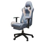 LMMSHA High Back Executive Office Ergonomic Home Computer Desk Chair with Retractable Footrest, Adjustable Tilt Lock, Swivel Rolling Chair,Leather A