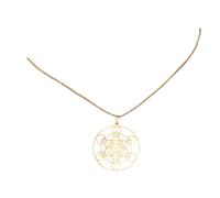 LMMSHA Jewelry New 2025 Stainless Steel Angel Seal Archangel Necklace Women Men Geometric Secrets of The Kabbalists Garden with For You Accessories Trendy Creative Thing