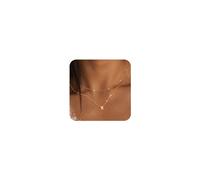 LMMSHA Layered Initial Choker Necklaces 14K Gold Letter Pendant Layering Necklace 26 Capital A-Z for Women Girls Jewelry s