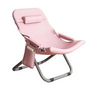 LMMSHA Loking Lazy Outdoor Chair in The Open Air Folding Computer Balcony Comfortable Lunch Easy to Office,B