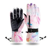 LMMSHA Men Ski Gloves Winter Outdoor Riding Sports Waterproof and Windproof