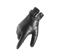 LMMSHA Men Winter Men's Leather for Outdoor Riding Touch Screen Gloves