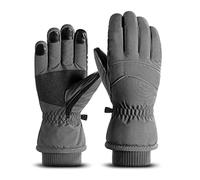 LMMSHA Men Winter Outdoor Ski Plus Velvet Warm Riding Gloves