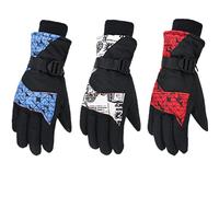 LMMSHA Men Winter Ski Cotton Gloves Men's Cold-Proof Full-Finger Non-Slip Warmth