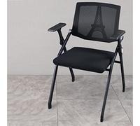 LMMSHA Metal Conference Training Ergonomic Office Fashion Folding Chair, Capacity Comfortable Event Chairs