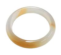 LMMSHA Natural Agate Bangle Bracelet for Womens Accessories, Elegant Classical Jade Bangles Handmade with Jewelry Box