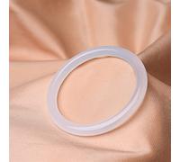 LMMSHA Natural HandCarved Jade and Chalcedony Round Bar Bracelet Bracelet Fashion Men and Women Lucky Gifts (Metal Color : 6466mm)