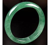 LMMSHA Natural Jade 5464mm Green Bracelet Best Gift for Mother and Girlfriend (Gem Color : 51mm53mm)