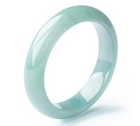 LMMSHA Natural Jade Bangle Bracelet for Women, Hand Jade Bracelets with and Gift Box 57mm
