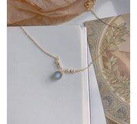 LMMSHA Necklaces Natural Moonlight Strawberry Pearl Luxurious Necklace Feng Shui Wealth Lucky Charm Adjustable Chain Length Healing Crystal Vintage Metaphysical Jewelry Women Talisman Prosperity,Cry