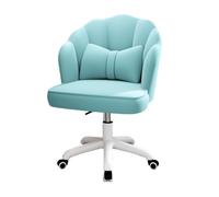 LMMSHA Office Cute Petal Desk Fabric Home Butterfly Height Adjustable Chair Makeup Chairs Computer Chairs,E