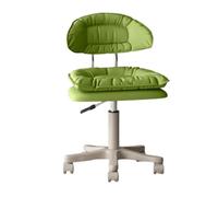 LMMSHA Office Desk Rolling Stool Computer Low Back Height Adjustable Work Home Salon Drafting Swivel Task Chair with Footrest,H