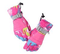 LMMSHA Parent-Child Winter Warm Touch Screen Ski Gloves for Outdoor Driving