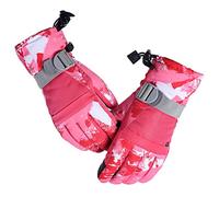 LMMSHA Parent-Child Winter Warm Touch Screen Ski Gloves for Outdoor Driving