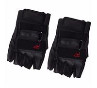 LMMSHA PU Leather Pro Weight Lifting Gym Sport Gloves for Fitness
